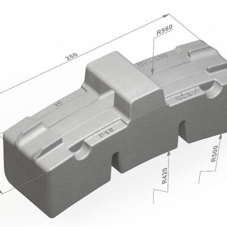 Wstawka hamulcowa UIC-250