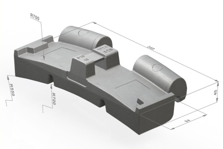 Wstawka hamulcowa W-14