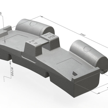 Wstawka hamulcowa W-14
